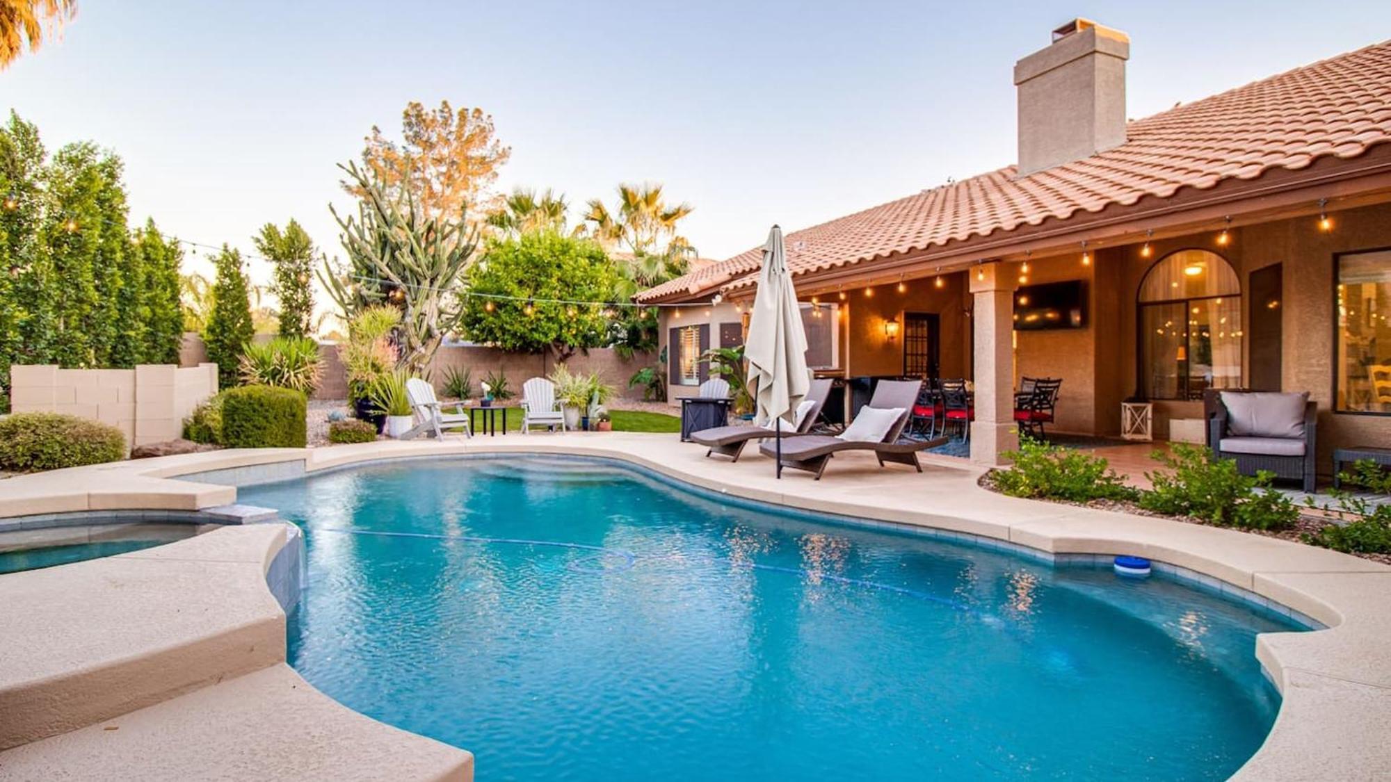 Stunning North Scottsdale Luxury Home Whtd Pool Phoenix Exterior foto